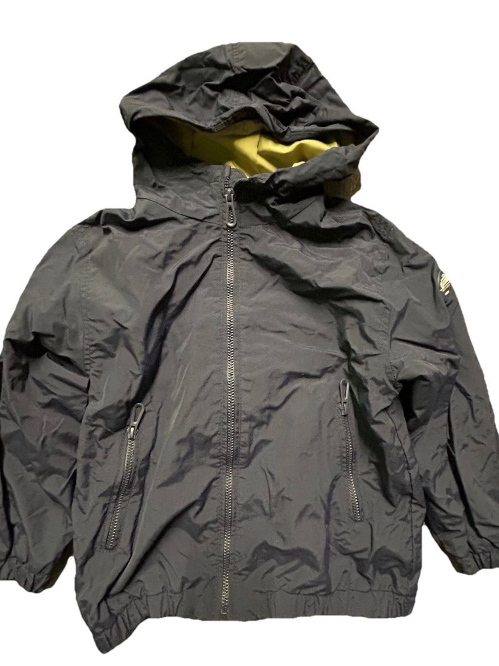 Boys Zara Navy Blue Windbreaker Jacket Coat Size 7